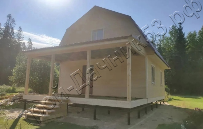 4 Каркасный дом 10х7м, 105 М², Ленинградская область, Выборгский район, СНТ Крона (2)